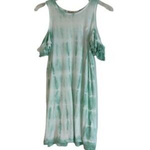 Billabong Girls Large Kids Cold Shoulder Tie Dye Dress